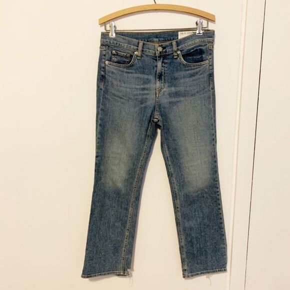 Rag & Bone 10‎ inch stove pipe straight jeans 28 - Picture 4 of 8